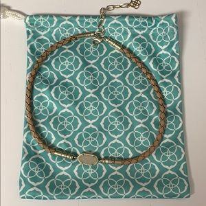 Kendra Scott leather choker necklace